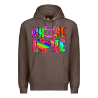 Coffee choose love (lesbian) Premium Hoodie - HRA Design Shop