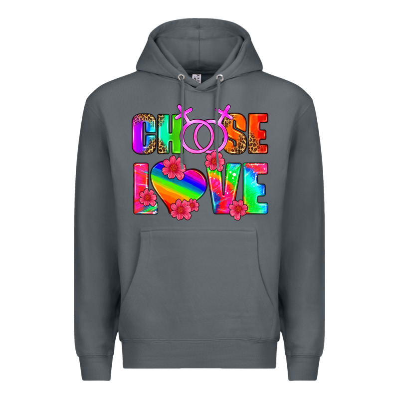 Choose Love (lesbian) Premium Hoodie by HRA Design Shop | Teevron
