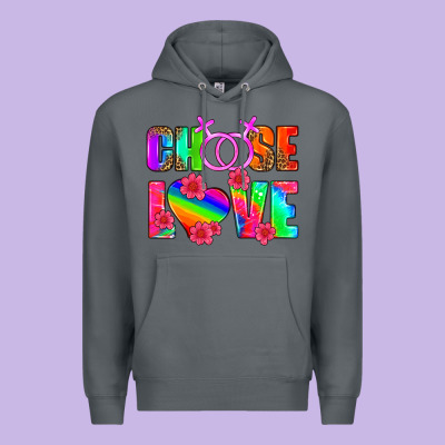 Choose Love (lesbian) Premium Hoodie Designed By Hra Design Shop