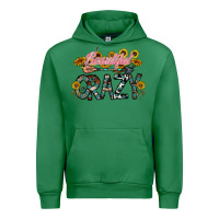 Emerald beautiful crazy Urban Hoodie - CowhideDigitalArt