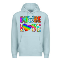 Blue Mist choose love (gay) Premium Hoodie - HRA Design Shop