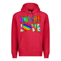 Cardinal choose love (gay) Premium Hoodie - HRA Design Shop
