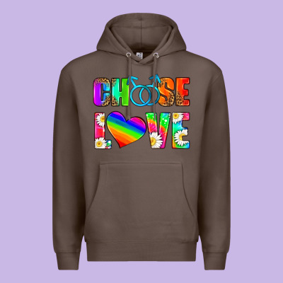 Choose Love (gay) Premium Hoodie Designed By Hra Design Shop