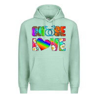 Seafoam choose love (gay) Premium Hoodie - HRA Design Shop