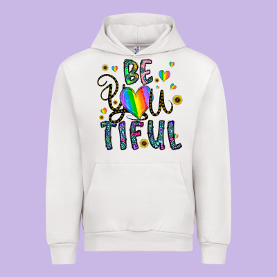 Be You Tiful Urban Hoodie Designed By Cowhidedigitalart