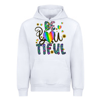 White be you tiful Urban Hoodie - CowhideDigitalArt