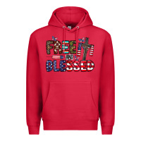 Cardinal free and blessed Premium Hoodie - CowhideDigitalArt