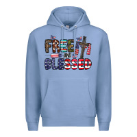 Free And Blessed Premium Hoodie | Teevron