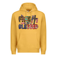 Mustard free and blessed Premium Hoodie - CowhideDigitalArt