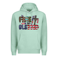 Seafoam free and blessed Premium Hoodie - CowhideDigitalArt