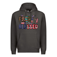 Smoke free and blessed Premium Hoodie - CowhideDigitalArt