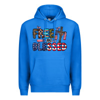 True Royal free and blessed Premium Hoodie - CowhideDigitalArt