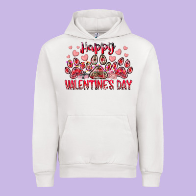 Happy Valentines Day Dog Pet Urban Hoodie Designed By Racoondesign