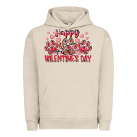 Pigment French Oak happy valentines day dog pet Urban Hoodie - RacoonDesign