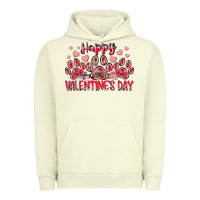 Pigment Pistachio happy valentines day dog pet Urban Hoodie - RacoonDesign