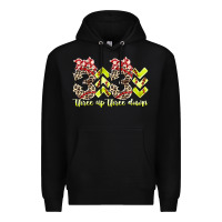 Black three up theree down softball Premium Hoodie - RacoonDesign