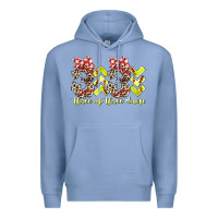 Colony Blue three up theree down softball Premium Hoodie - RacoonDesign