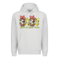 Dove Grey three up theree down softball Premium Hoodie - RacoonDesign