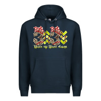 Navy three up theree down softball Premium Hoodie - RacoonDesign