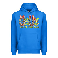 True Royal three up theree down softball Premium Hoodie - RacoonDesign