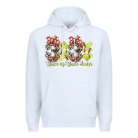 White three up theree down softball Premium Hoodie - RacoonDesign