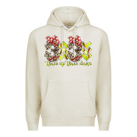 Oatmeal Heather three up theree down softball Premium Hoodie - RacoonDesign