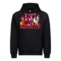 Black happy valentines day Urban Hoodie - RacoonDesign