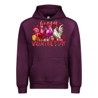 Mauve Wine happy valentines day Urban Hoodie - RacoonDesign
