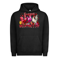 Pigment Black happy valentines day Urban Hoodie - RacoonDesign