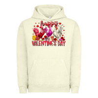 Pigment Pistachio happy valentines day Urban Hoodie - RacoonDesign