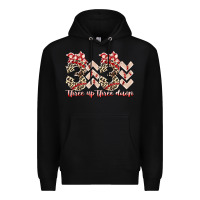 Black three up theree down Premium Hoodie - RacoonDesign