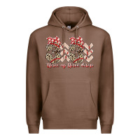 Chestnut three up theree down Premium Hoodie - RacoonDesign