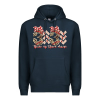 Navy three up theree down Premium Hoodie - RacoonDesign
