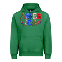 Emerald america thunderbolt Urban Hoodie - HRA Design Shop