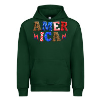 Forest Green america thunderbolt Urban Hoodie - HRA Design Shop
