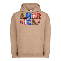 Pigment Burro america thunderbolt Urban Hoodie - HRA Design Shop