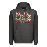 Charcoal Heather three up theree down Premium Hoodie - RacoonDesign