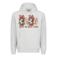 Dove Grey three up theree down Premium Hoodie - RacoonDesign