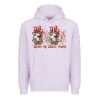 Lilac three up theree down Premium Hoodie - RacoonDesign