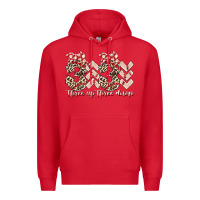 Red three up theree down Premium Hoodie - RacoonDesign