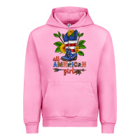 Fuchsia Pink all american girl cowboy boot with sunflower Urban Hoodie - HRA Design Shop