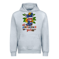Heather Grey all american girl cowboy boot with sunflower Urban Hoodie - HRA Design Shop