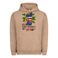 Pigment Burro all american girl cowboy boot with sunflower Urban Hoodie - HRA Design Shop