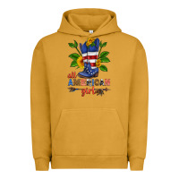 All American Girl Cowboy Boot With Sunflower Urban Hoodie | Teevron