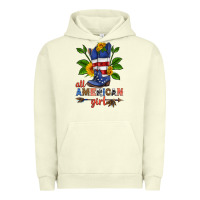 Pigment Pistachio all american girl cowboy boot with sunflower Urban Hoodie - HRA Design Shop