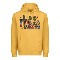 Mustard god bless america Premium Hoodie - CowhideDigitalArt