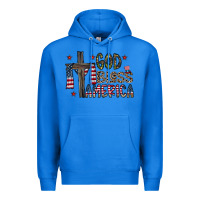 True Royal god bless america Premium Hoodie - CowhideDigitalArt