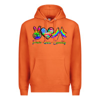 Carrot peace love equality Premium Hoodie - HRA Design Shop