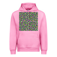 Fuchsia Pink mardi gras leopard  seamless pattern Urban Hoodie - FaDigitalArtStudio
