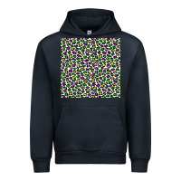 Navy mardi gras leopard  seamless pattern Urban Hoodie - FaDigitalArtStudio